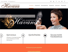 Tablet Screenshot of havana-kuopio.fi